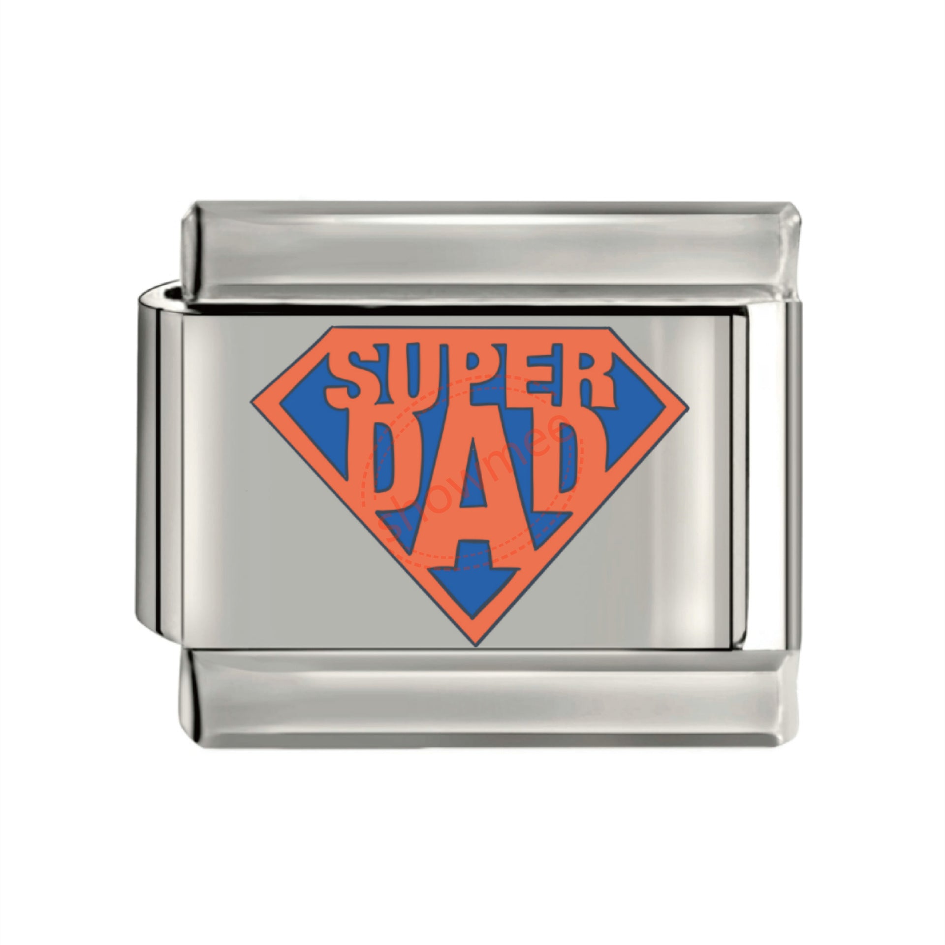 Wholesale 10pcs Italian Charm Bracelet 9mm DIY Splicing Father's Day Elements Titanium Steel Composable Bracelet