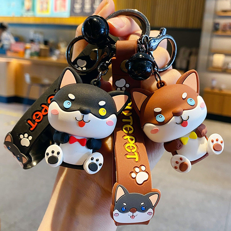 Wholesale Cartoon PVC Soft Glue Puppy Keychain Cute Keychain ACC-KC-YiDa003