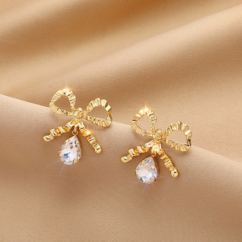 Wholesale 925 Silver Needle Exaggerated Irregular Metal Earrings Statemente Earrings ACC-ES-Hanxi007