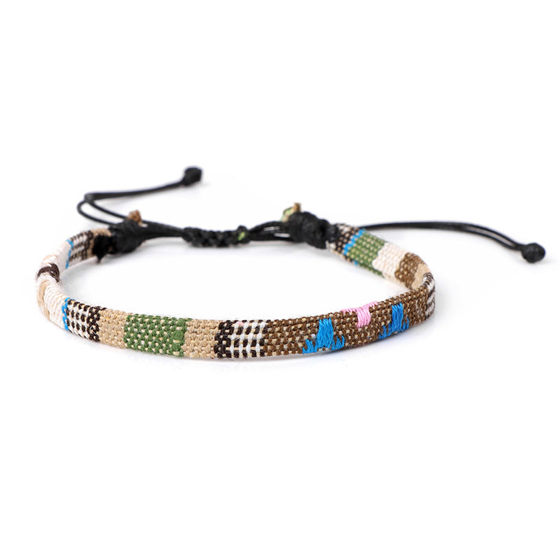 Wholesale Vintage Bohemian Hand Woven Bracelet ACC-BT-GEB004