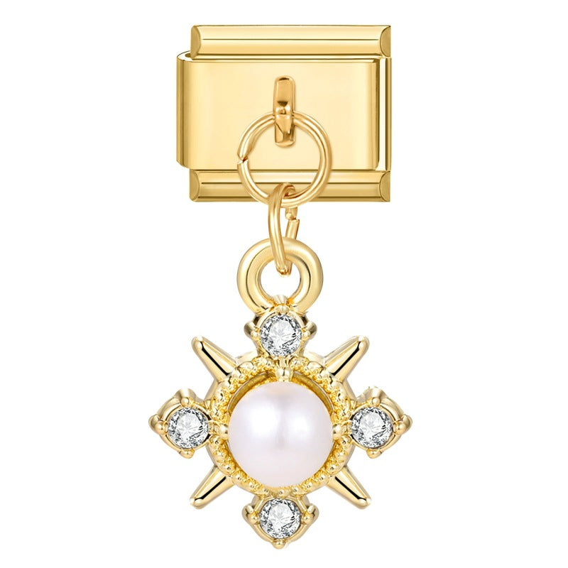 Wholesale 9mm Italian Charm Starter Bracelets DIY Pendant Style Stainless Steel Composable Bracelet