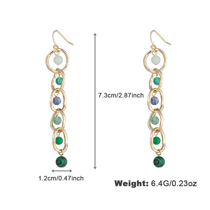 Wholesale Light Luxury Colorful Earrings ACC-ES-KJ005