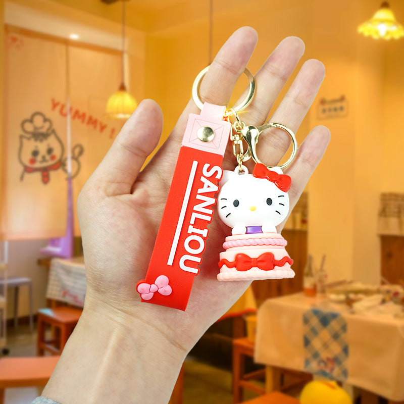 Wholesale Cartoon Cute Silicone Keychains ACC-KC-Yexiang006