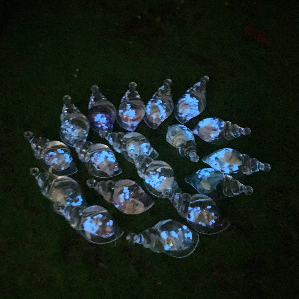 Wholesale Summer Luminous Keychain Starfish Conch Shell Keychain ACC-KC-YuChan004