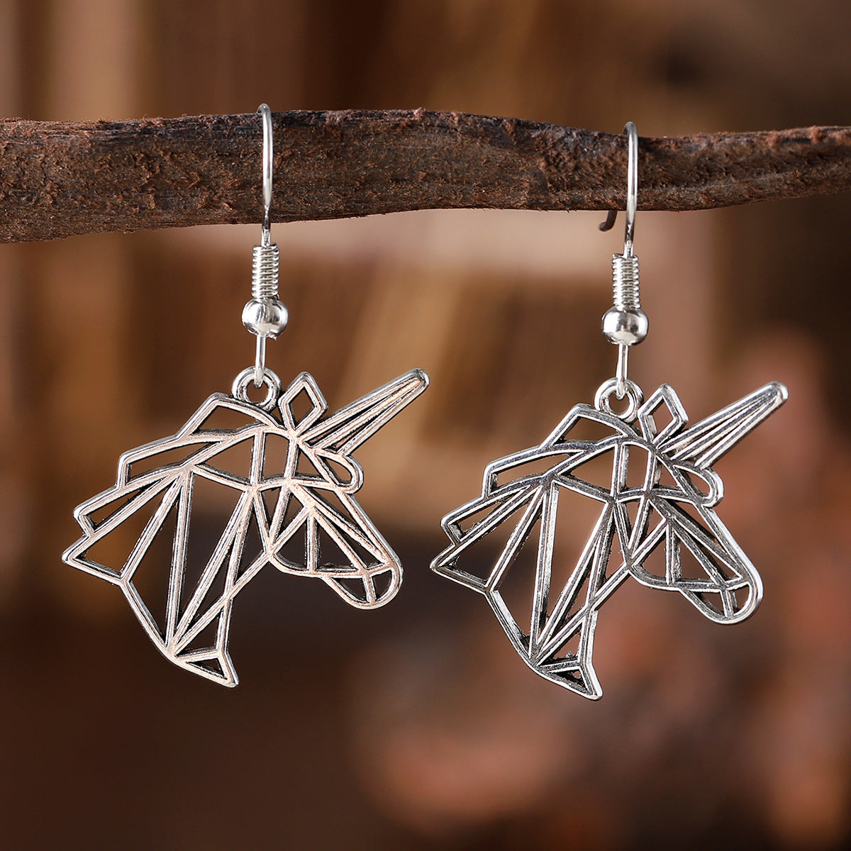 Wholesale Cartoon Unicorn Pendant Earrings Necklace