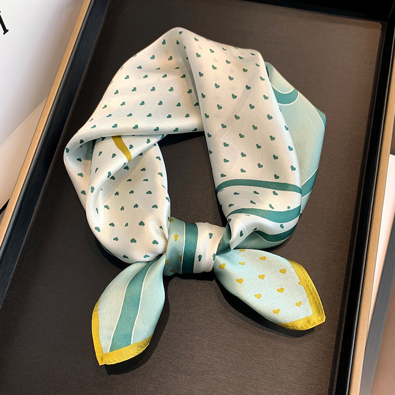 Wholesale  Silk f Women' s Autumn f f All-match Hair Band Fashion Small Square f