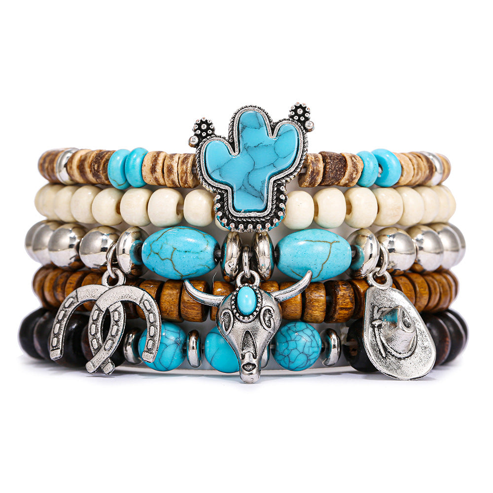Wholesale Bohemian Stacked Bracelet Set