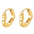 Wholesale 18K Golden U-shaped Earrings Geometric Stainless Steel Fashion Earrings