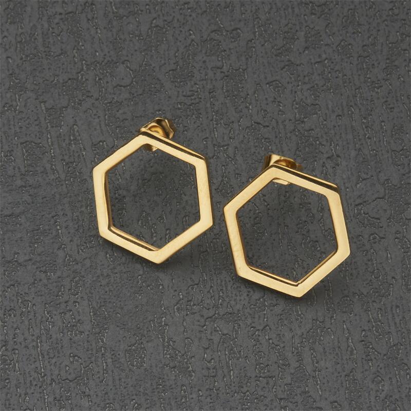 Wholesale Stainless Steel Ear Studs Simple and Elegant Commuter Earrings