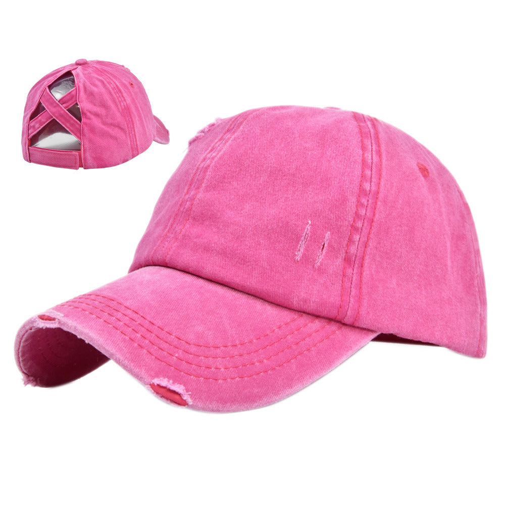 Wholesale Vintage Ripped Tie-Dye Baseball Cap ACC-HT-YMX008