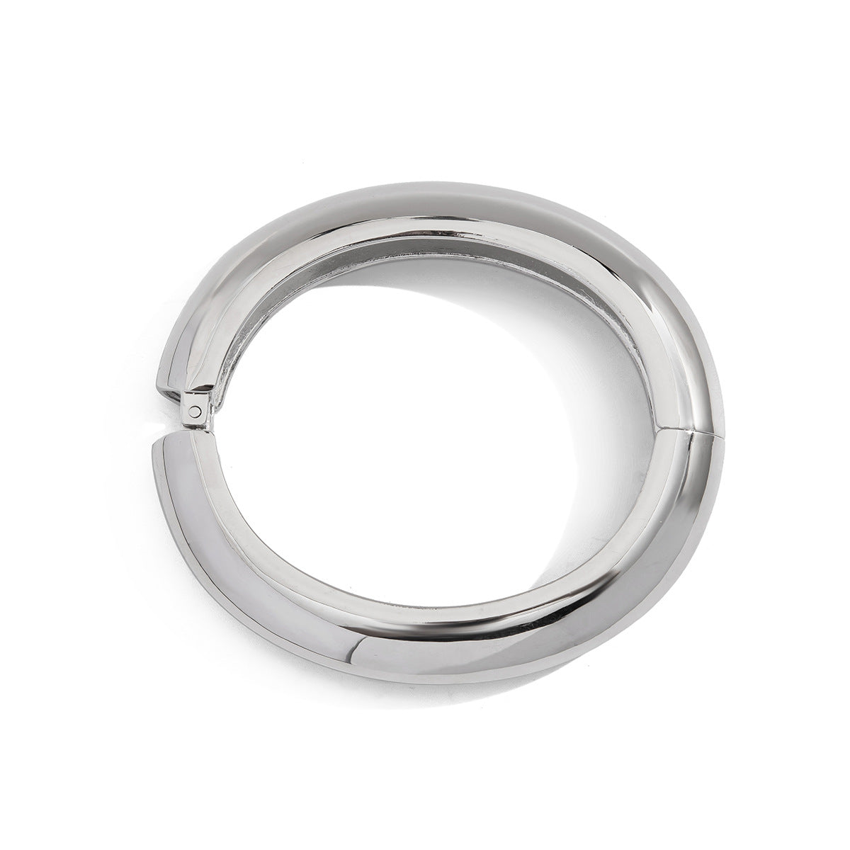 Wholesale Oval arc irregular alloy smooth bracelet set