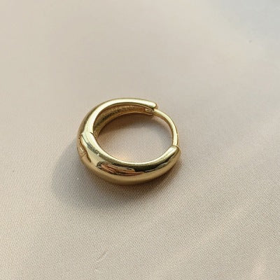 Wholesale Retro minimalist cool circle earrings