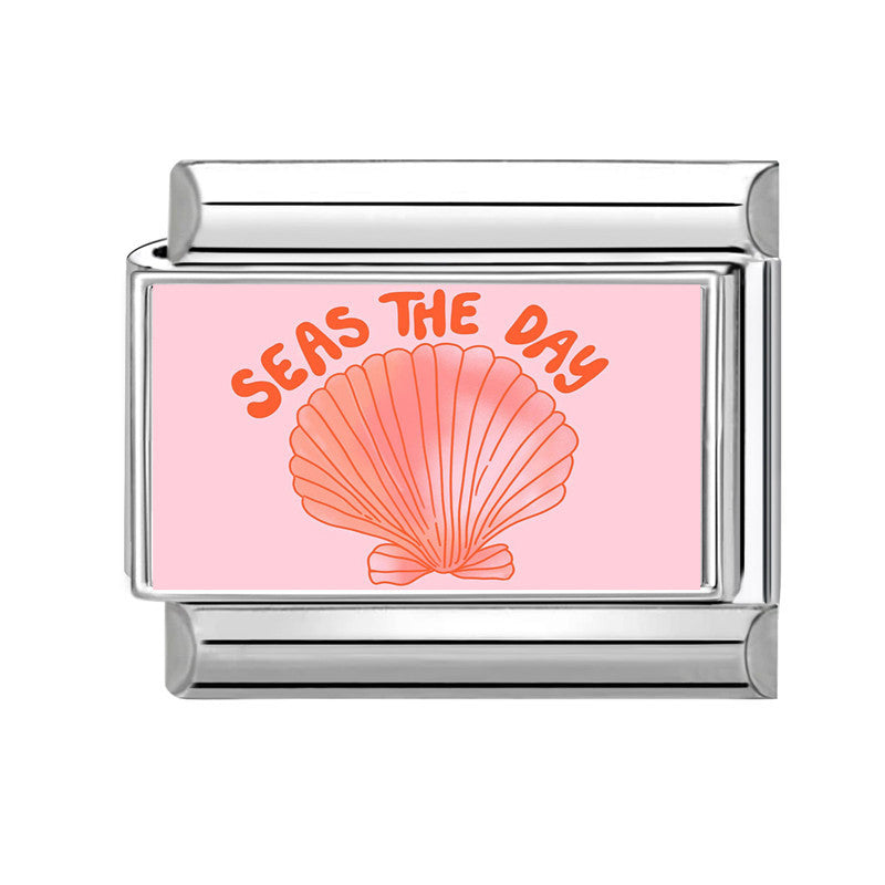 Wholesale Pink series   DIY  Single Section Creative Stainless Steel Composable Bracelet