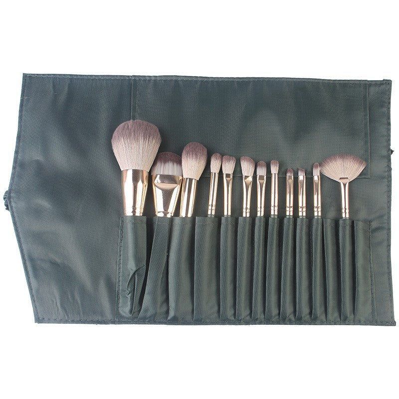 Wholesale 14pcs Green Cloud Makeup Brush Set ACC-MB-LLS006