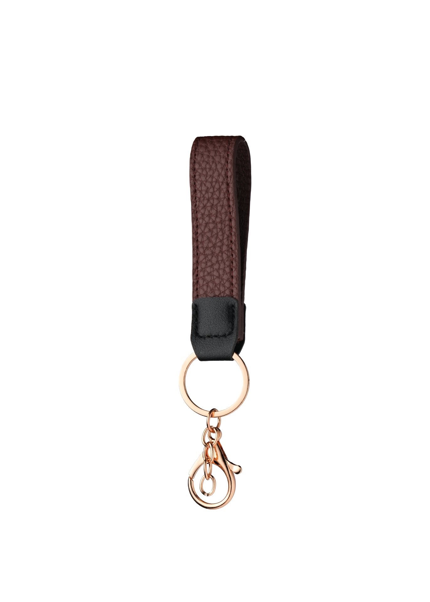 Wholesale Modern Leather Key Chain Pendant with Plant Floral Pattern,  Buckle,  Boutique Car Key Accessory for Resale