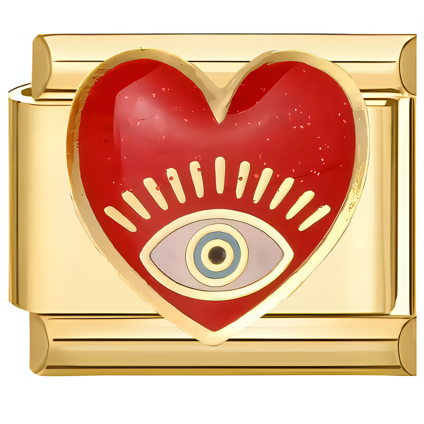 Wholesale Italian Charm Bracelet 9mm DIY Splicing Lovely Heart Stainless Steel Composable Bracelet