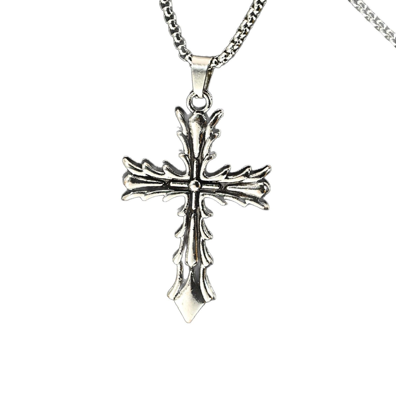 Wholesale Trendy Hip Hop n Cross Pendant Necklace Zinc Alloy Vintage Jewelry For  Gift And Everyday Layering