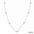 Wholesale Stainless Steel Colorful Zircon Bracelet Necklace Set