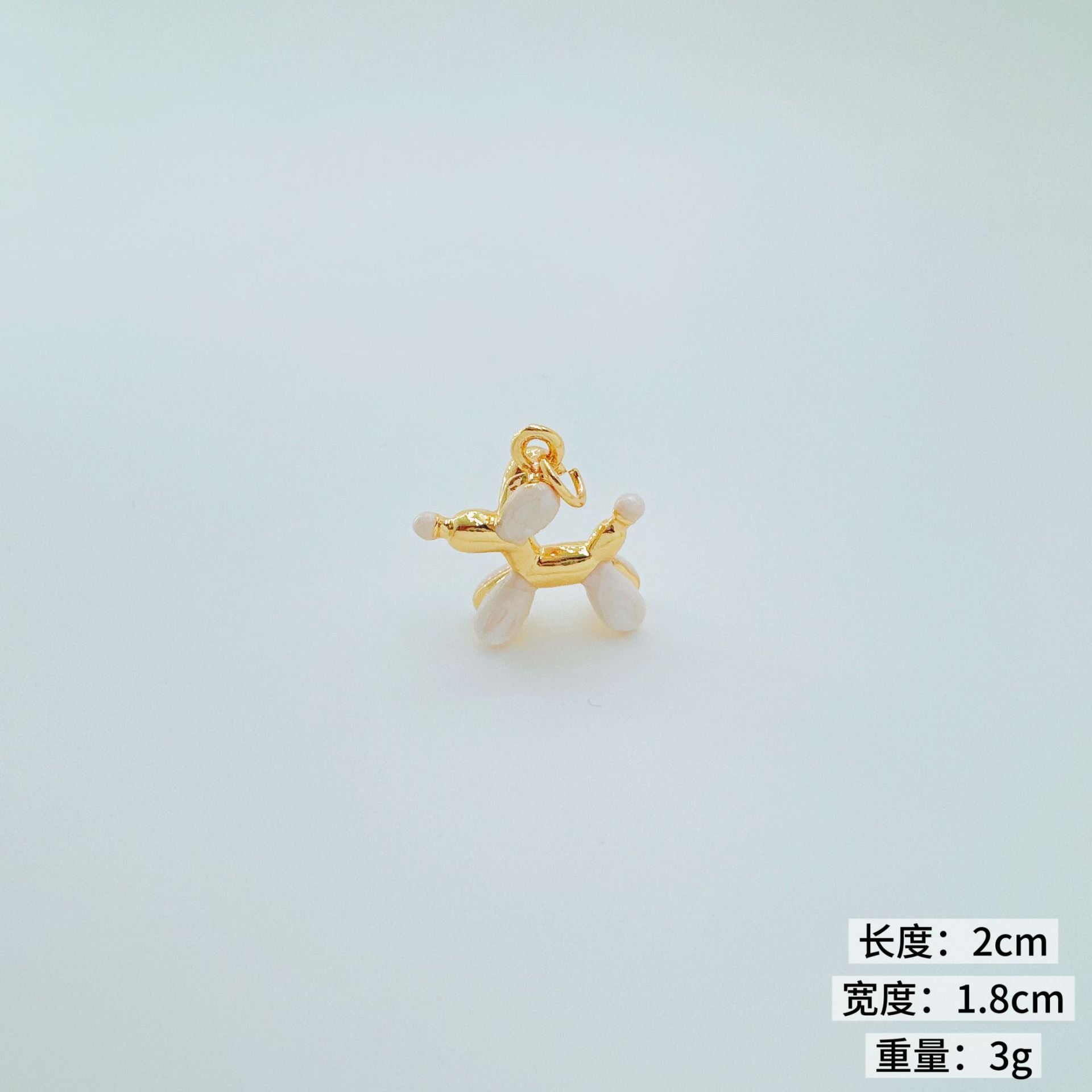 Wholesale Trendy Cute Dog Pendant Necklace Gold Plated Copper Fashion Accessory