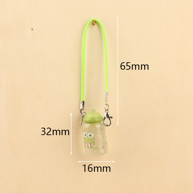Wholesale Cute cartoon mini bottle pendant doll accessories