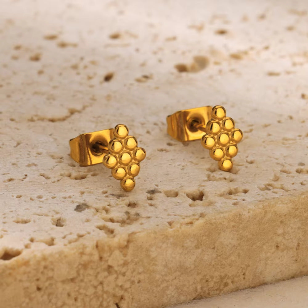 Wholesale Stainless steel bow earrings