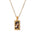 Wholesale  Rectangular Drop Oil and Diamond Tarot Pendant Necklace