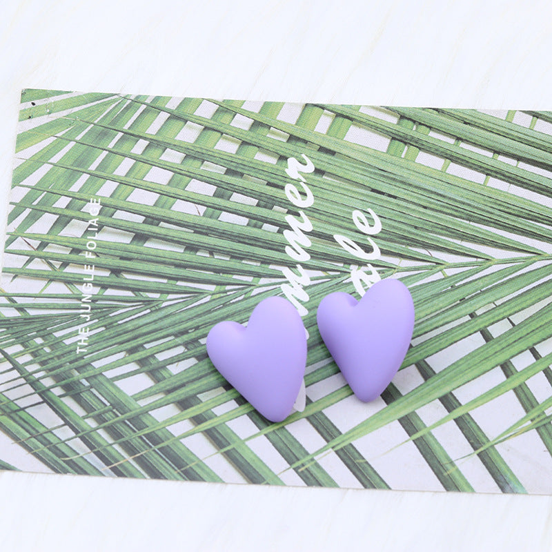 Wholesale Small Heart Valentine's Day Acrylic Earrings