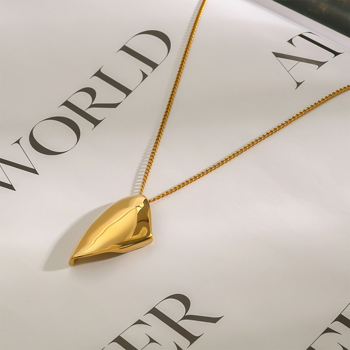 Wholesale  Stainless Steel Geometric Necklace Irregular Clavicle Chain