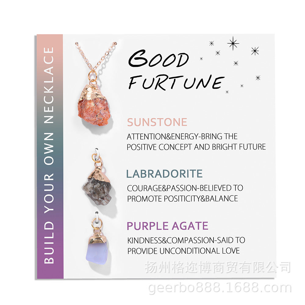 Wholesale Natural Crystal Pendant Necklaces ACC-NE-GEB002