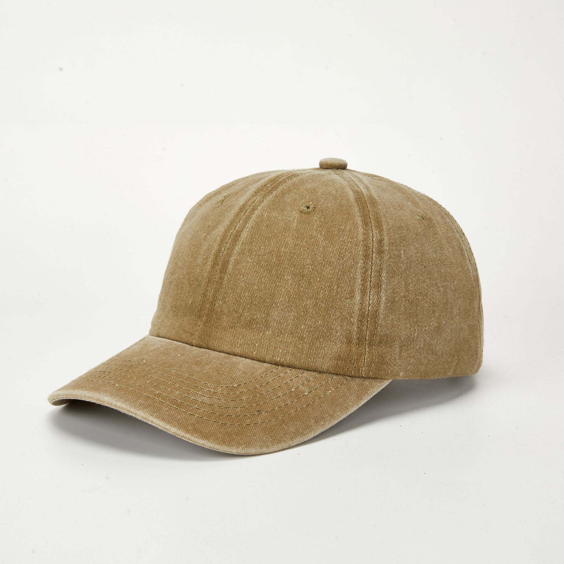 Wholesale Retro Washed Baseball Cap Women S Solid Color Adjustable Distressed Cap Fashion Accessory