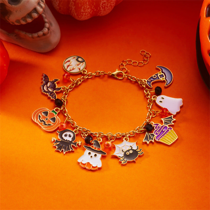 Wholesale Halloween Series Bracelets Cute and Funny Style Cartoon Pendants Ghost Bracelet