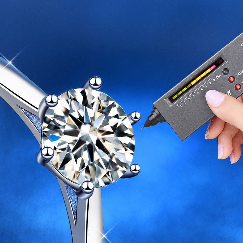 Wholesale 925 sterling silver six-claw ring