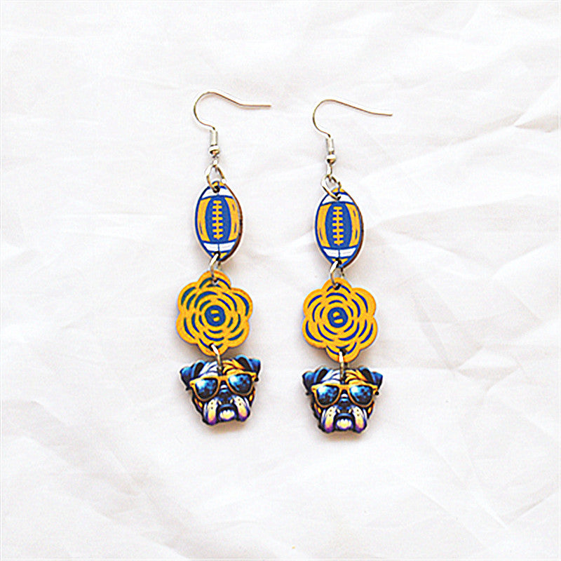 Wholesale sports series earrings