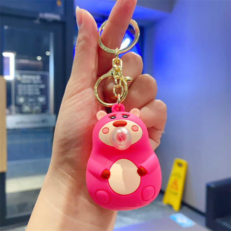 Wholesale Cartoon Cute Silicone Keychain ACC-KC-Kelan011