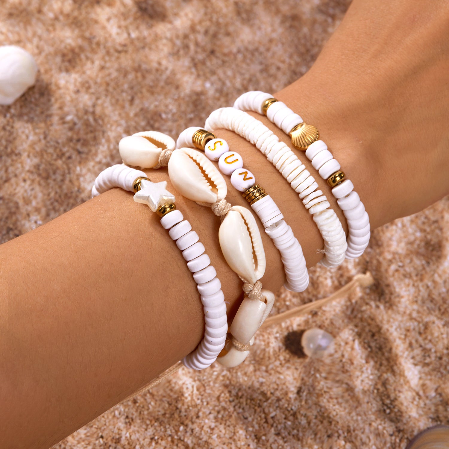 Wholesale Bohemian Style Shell Combination Bracelet
