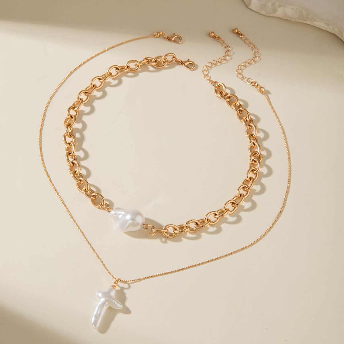 Wholesale Pearl Necklace Multi-layer Sweater Chain