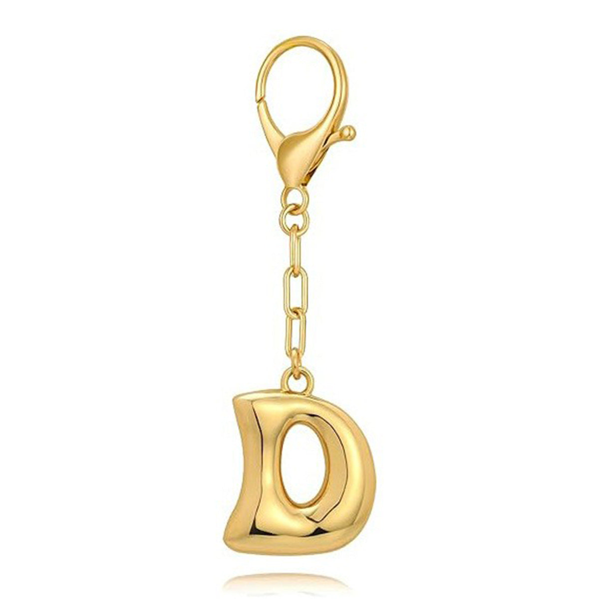Wholesale 26 Bubble Letter Metal English Letter Keychain