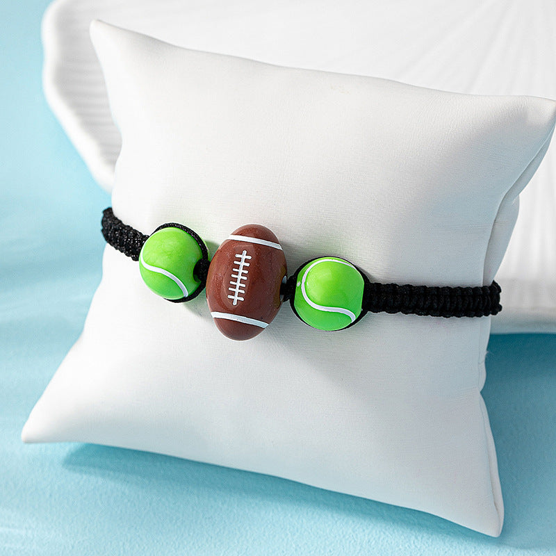 Wholesale  Explosions Basketball Bracelet Beaded Bracelets
