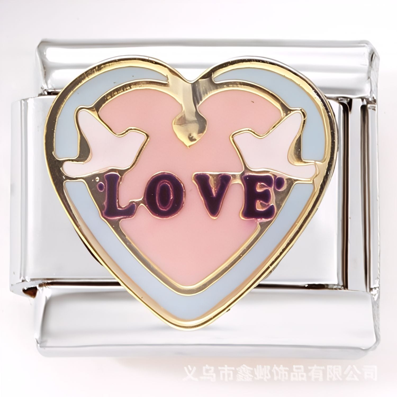 Wholesale Italian Charm Bracelet 9mm DIY Splicing Creative Pattern Stainless Steel Composable Bracelet