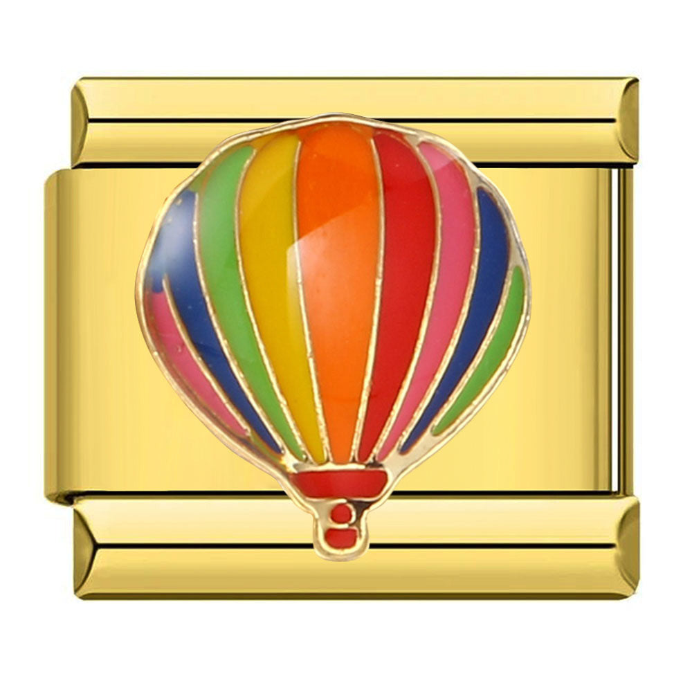 Wholesale Italian Charm Bracelet Rainbow Element Stainless Steel Composable Bracelet