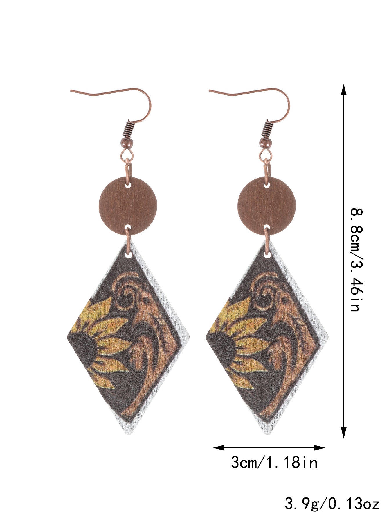 Wholesale  Western Style Wooden Earrings