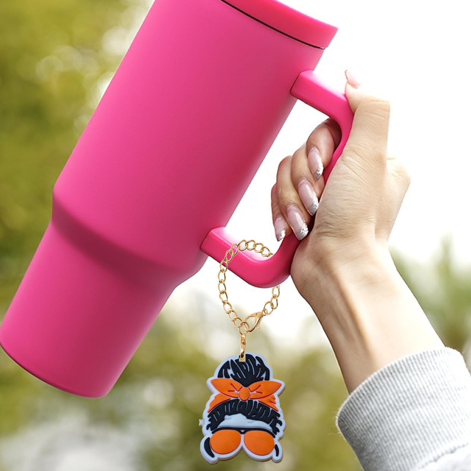 Wholesale MoM Cartoon Soft Rubber Hanging Chain Cup Accessories Chain Mother's Day ACC-CA-XieJi009