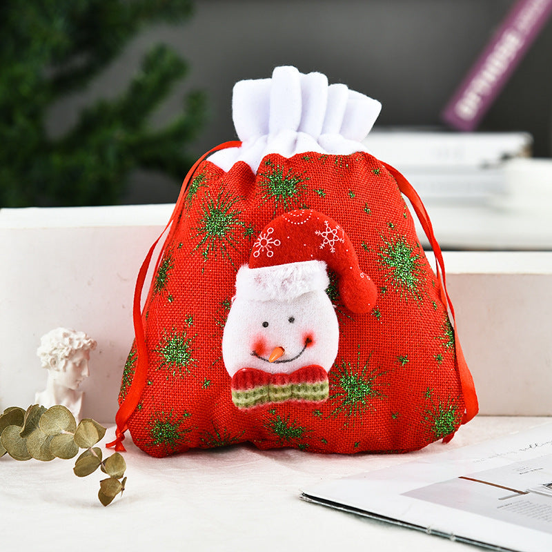 Wholesale   three-dimensional beveled decorative apple bag