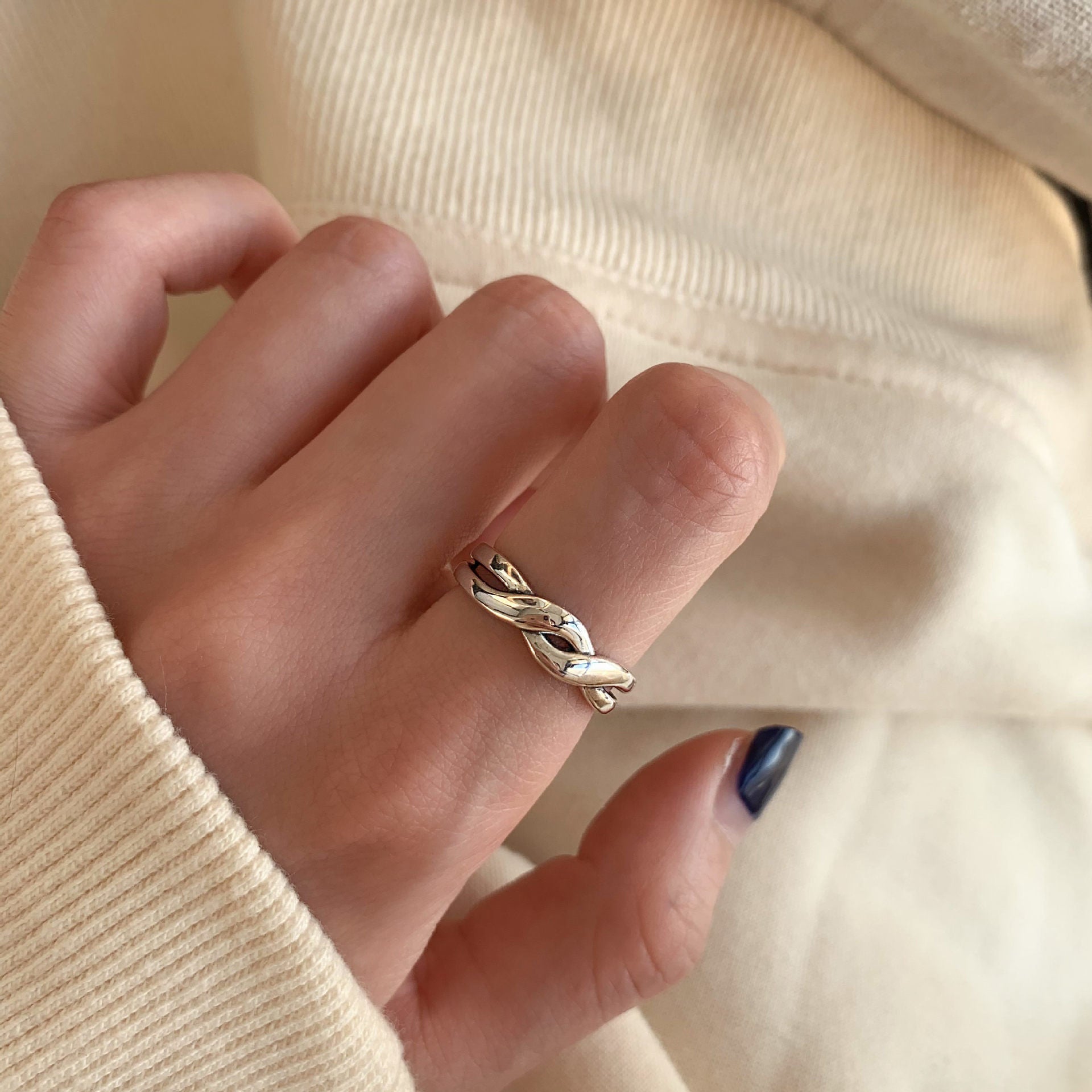 Wholesale Heavy industry combination index finger ring  open ring