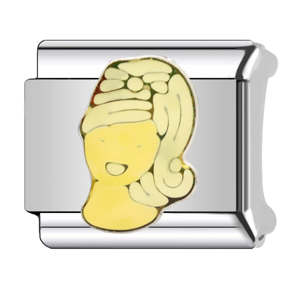 Wholesale Italian Charm Bracelet 9mm DIY  Spliced Strap  Creative Stainless Steel Composable Bracelet