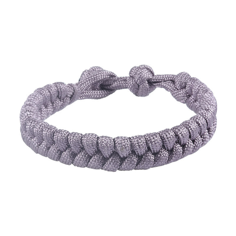 Wholesale solid color umbrella rope bracelet