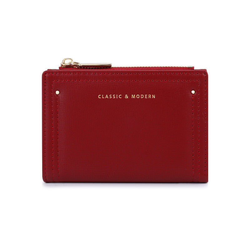 Wholesale Short Small Folding Pu Leather Card Holder Wallet ACC-WT-Tailian007