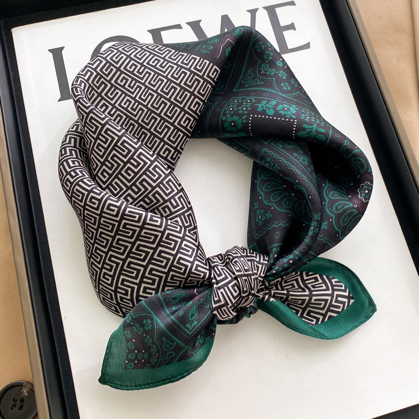 Wholesale Letter   Silk Scarf