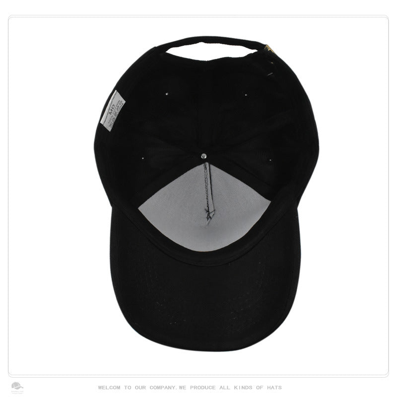 Wholesale Solid color printed outdoor fishing sun protection men' s baseball cap hat