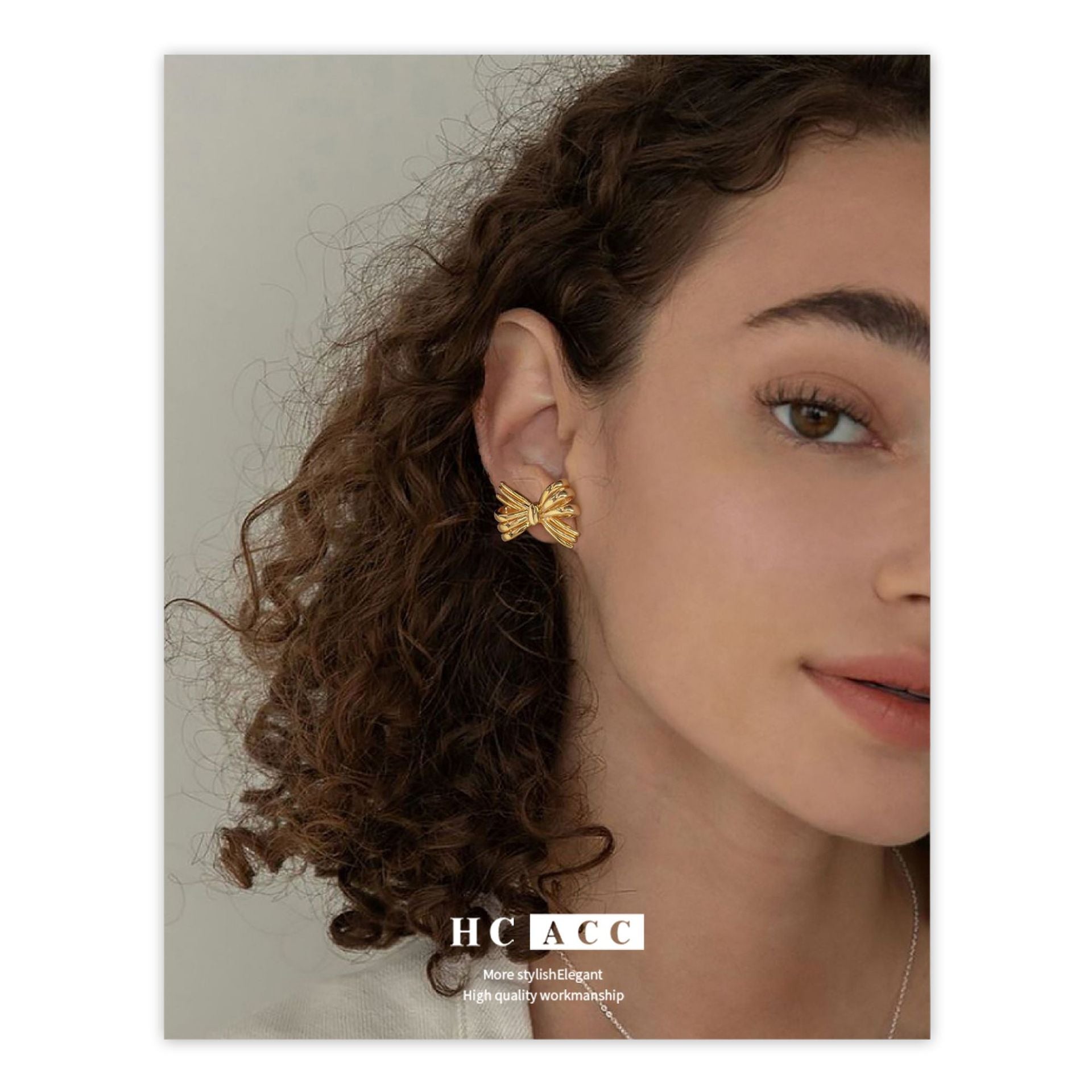 Wholesale Bow Earrings ACC-ES-HuaChuang006